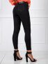 Фото #2 товара Женские джинсы скинни со средней посадкой   укороченные черные Factory Price