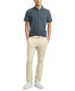 ფოტო #3 პროდუქტის Men's Micro Geometric Print Short Sleeve Polo Shirt