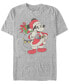 Фото #1 товара Men's Just Santa Mickey Short Sleeve T-Shirt