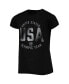 Big Girls Black Team USA Each Athlete is Unique T-shirt