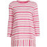 ფოტო #7 პროდუქტის Women's 3/4 Sleeve Slub Jersey Swing Tunic