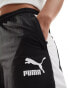 Puma T7 oversized woven joggers in black