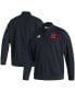 Фото #4 товара Men's Black Nebraska Huskers 2021 Sideline Woven Full-Zip Bomber Jacket