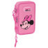 Фото #2 товара SAFTA Double Filling Minnie Mouse Loving Pencil Case 28 units