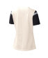 ფოტო #4 პროდუქტის Women's White Las Vegas Raiders Kick Start V-Neck T-shirt