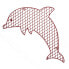Фото #1 товара Картина дельфин 41,91 x 27,31 cm Красный Металл