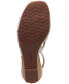 Фото #5 товара Women's Kyarra Joy Ankle-Strap Woven Wedge Sandals