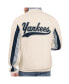 Фото #2 товара Men's Cream New York Yankees Rebound Cooperstown Collection Full-Zip Track Jacket