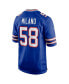 Футболка игровая Nike мужская Matt Milano Buffalo Bills Royal Синий, S - фото #2