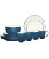 Colorwave Coupe 16-Pc. Dinnerware Set, Service for 4