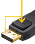 Wentronic DisplayPort Connector Cable 1.2 VESA - Gold-plated - 2 m - 2 m - DisplayPort - DisplayPort - Male - Male - 3840 x 2160 pixels