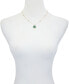 ფოტო #3 პროდუქტის Clear Glass Stone Pendant Charm Necklace