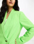 JJXX Mary oversized blazer co-ord in green