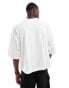 ASOS DESIGN heavyweight extreme oversized t-shirt with pocket in white