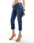 ASOS DESIGN denim capri jean in light blue BLAU, 36 - фото #2