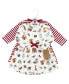 ფოტო #3 პროდუქტის Toddler Girls Organic Cotton Dresses, Woodland Alphabet