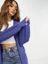 Фото #3 товара Y.A.S longline knitted cardigan in bright colbalt blue