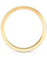 ფოტო #5 პროდუქტის Flat Profile Comfort Fit Wedding Band in 14k Gold