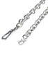 Фото #3 товара Women's Silver-Tone Chain Belt with Hanging Logo Charm