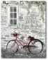 Фото #1 товара Ready for a Bike Ride Gallery-Wrapped Canvas Wall Art - 16" x 20"