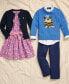 ფოტო #4 პროდუქტის Toddler and Little Boys Dog-Intarsia Cotton Sweater