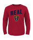 Big Boys Red Real Salt Lake Showtime Long Sleeve T-shirt