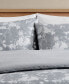 Фото #8 товара Одеяло Kenneth Cole New York сливовый с цветочным узором 3 шт., для двуспальной кровати.