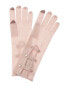 Фото #1 товара Forte Cashmere Military Cashmere Tech Gloves Women's Pink