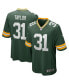 Фото #1 товара Men's Jim Taylor Green Green Bay Packers Game Retired Player Jersey