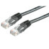 Фото #2 товара ROLINE UTP Patch Cord Cat.5e - black 3m - 3 m - Cat5e - U/UTP (UTP) - RJ-45 - RJ-45