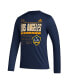 Фото #3 товара Men's Navy LA Galaxy Club DNA Long Sleeve T-shirt