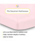 Breathable Baby All-in-One Fitted Sheet & Waterproof Cover for 33" x 15" Bassinet Mattress (2-Pack)
