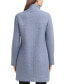 Asymmetrical Bouclé Walker Coat