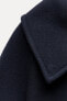 Короткое пальто из смесовой шерсти — zw collection ZARA