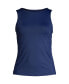 Фото #1 товара Plus Size Chlorine Resistant High Neck UPF 50 Sun Protection Modest Tankini Swimsuit Top