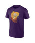 Фото #3 товара Men's Purple Phoenix Suns Hometown Originals Team Proud T-shirt