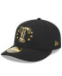 Фото #4 товара Men's Black Texas Rangers 2024 Armed Forces Day Low Profile 59FIFTY Fitted Hat