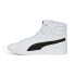 Фото #2 товара Puma Vikky V3 Mid L 38761001 Womens White Leather Lifestyle Sneakers Shoes