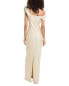 Teri Jon By Rickie Freeman Jacquard Column Gown Women's