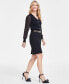 Women's Grommet-Trim Ponte Skirt, Created for Macy's