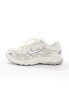 Nike P-6000 trainer in off white with metallic detail