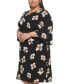 Фото #4 товара Plus Size Bell-Sleeve Dress