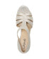 ფოტო #4 პროდუქტის Women's Caramel Peep Toe Dress Sandals