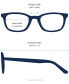 ფოტო #4 პროდუქტის AN7181 Unisex Rectangle Eyeglasses