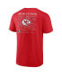 Men's Red Kansas City Chiefs Super Bowl LVIII Champions Autograph Signing T-shirt