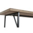 Dining Table Home ESPRIT Black Natural Metal Fir 195 x 90 x 76 cm