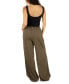 ფოტო #2 პროდუქტის Juniors' Pull-On Wide-Leg Trouser Beach Pants