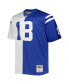 Фото #3 товара Men's Peyton Manning White, Royal Indianapolis Colts Big and Tall Split Legacy Retired Player Replica Jersey
