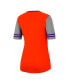 ფოტო #3 პროდუქტის Women's Orange, Heathered Gray Clemson Tigers There You Are V-Neck T-shirt