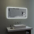 Фото #6 товара Badezimmerspiegel mit LED Uhr